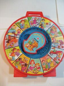 yzzr[@͌^ԁ@ԁ@[VOJ[ re[W}evX`bN[vvintage mattel voir n dire securiten son plastique 1985 tire corde enfant