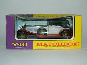 �y���������z�z�r�[�@�͌^�ԁ@�ԁ@���[�V���O�J�[ �}�b�`���f�������Z�f�Xmatchbox lesney 1972 models of yesteryear boxed 1928 mercedes ss coupe y162