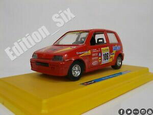 �y���������z�z�r�[�@�͌^�ԁ@�ԁ@���[�V���O�J�[ �t�B�A�b�g�����[���f��burago 124 1991 fiat 500 rallye cinquecento modele moule sous pression voiture