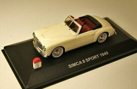 【送料無料】ホビー　模型車　車　レーシングカー スポーツソニックノスタルジアsimca 8 sport 1949 143 sonic cec nostalgie p2