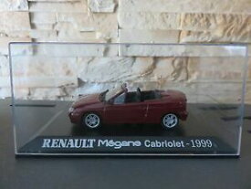 【送料無料】ホビー　模型車　車　レーシングカー ミニチュアカーネットワークルノーメガーヌカブリオレvoiture miniature ixo renault megane cabriolet de 1999 43 etat neuf