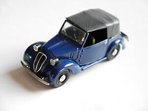 yzzr[@͌^ԁ@ԁ@[VOJ[ tBAbgJuIJuIuEfiat 1100 508c cabriolet cabrio convertible blau schwarz, brumm in 143