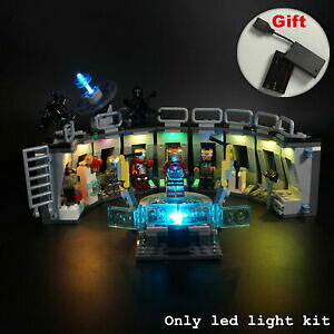 yzzr[@͌^ԁ@ԁ@[VOJ[ SACA}Cgpour lego 76125 avengers iron man machinery beleuchtung mit led light