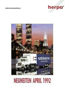 yzzr[@͌^ԁ@ԁ@[VOJ[ mxeBfptbgherpa nouveautes 1992 492 prospectus modele voitures voiture miniature prospectus brochure