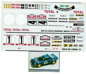 �y���������z�z�r�[�@�͌^�ԁ@�ԁ@���[�V���O�J�[ �����`�A�����[���[�V���O�f�J�[��124 lancia stratos motorac rally 1979 racing43 decal