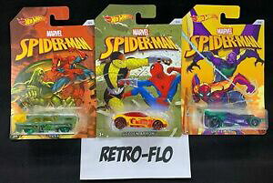 yzzr[@͌^ԁ@ԁ@[VOJ[ bgzbgzC[XpC_[}}[xRN^lot 3 voitures hot wheels marvel spiderman collector neuf