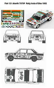 yzzr[@͌^ԁ@ԁ@[VOJ[ fJ[tBAbgAog[Godecal fiat 131abarth totip zanussi rally elba 1982