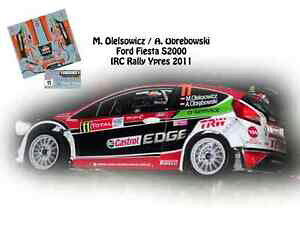 yzzr[@͌^ԁ@ԁ@[VOJ[ fJ[tH[htBGX^C[v[decals 143 ford fiesta s2000 11 oleksowicz rallye irc dypres 2011 ncm034