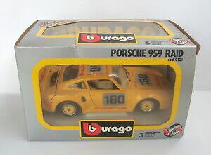 yzzr[@͌^ԁ@ԁ@[VOJ[ ~j`A{bNX|VFvehicule miniature porsche 959 raid 124 burago tbe en boite ref 0121
