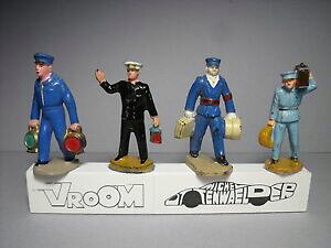 �y���������z�z�r�[�@�͌^�ԁ@�ԁ@���[�V���O�J�[ �Z�b�g�z�[���r�[���[�t4 figurines 143 set 373 le quai de la gare vroom unpainted for hornby