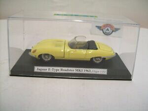 yzzr[@͌^ԁ@ԁ@[VOJ[ WK[^Cv[hX^[tXjaguar etype roadster, vellow, 1963, eligor 143 fabrique en france