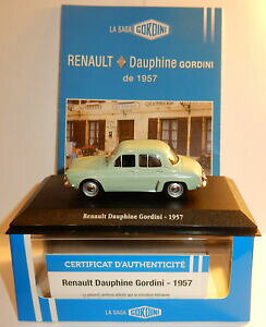 【送料無料】ホビー 模型車 車 レーシングカー ルノーボックスla saga gordini renault dauphine gordini de 1957 143 in box