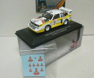 yzzr[@͌^ԁ@ԁ@[VOJ[ AEfBNgo[eJaudi quattro s1 2 rohrl rally monte carlo 1986 143 cmr