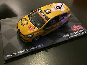 【送料無料】ホビー 模型車 車 レーシングカー ルノークリオモンテカルロラリーラリーrenault clio r3 panzani rallye monte carlo 2017 wrc rally altaya 143