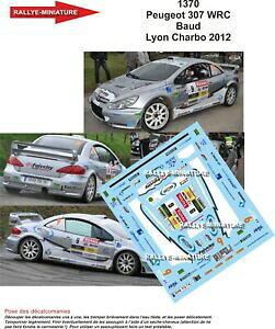 yzzr[@͌^ԁ@ԁ@[VOJ[ fJ[vW[[{[[decals 132 ref 1370 peugeot 307 wrc baud rallye lyon charbonnieres 2012 rally