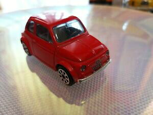 yzzr[@͌^ԁ@ԁ@[VOJ[ tBAbgbTXJC^Ararissima fiat 500 rossa burago scala 143 da collezione made in italy usato