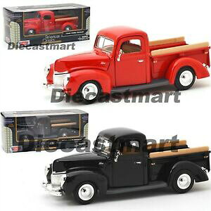 yzzr[@͌^ԁ@ԁ@[VOJ[ tH[hsbNAbvgbN~j`AJ[1940 ford camionnette 124 voiture miniature par motormax 73234 red noir neuf
