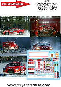 yzzr[@͌^ԁ@ԁ@[VOJ[ fJ[vW[XEF[fXEF[f[}[eB[decals 132 ref 917 peugeot 307 wrc martin rallye de suede 2005 sweden rally