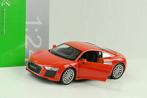 yzzr[@͌^ԁ@ԁ@[VOJ[ AEfBIWbh2016 audi r8 v10 orange rouge 124 welly