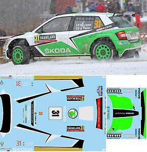 yzzr[@͌^ԁ@ԁ@[VOJ[ VR_t@rA[XEF[ffJ[skoda fabia r5 lappi rally sweden 2016 decals 143
