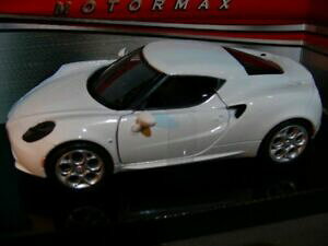 【送料無料】ホビー 模型車 車 レーシングカー マックスエンジンアルファロメオホワイト124 moteur max alfa romeo 4 c blanc 79320