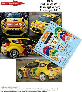�y���������z�z�r�[�@�͌^�ԁ@�ԁ@���[�V���O�J�[ �f�J�[���t�B�G�X�^�\���x���O�����[�����[�h�C�cdecals 132 ref 1355 fiesta wrc solberg deutschland rally rallye allemagne 2011