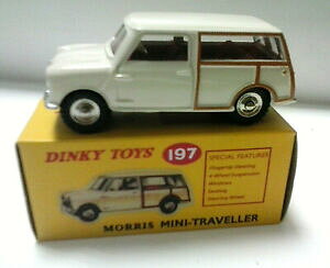 yzzr[@͌^ԁ@ԁ@[VOJ[ [X~jx[WRA[gdinky toys auto in metallo morris mini traveller beige con vetri art 197