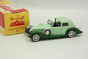 yzzr[@͌^ԁ@ԁ@[VOJ[ AVFbgJbvsolido hachette 143 delage coupe de ville 1938 verte