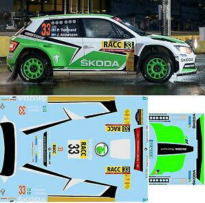 yzzr[@͌^ԁ@ԁ@[VOJ[ VR_t@rA[fJ[skoda fabia r5 tidemand rally spagna 2016 decals 143