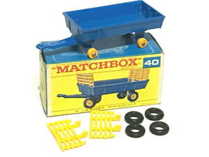 yzzr[@͌^ԁ@ԁ@[VOJ[ Be[W}b`g[[comme neuf vintage matchbox 40 hay trailer