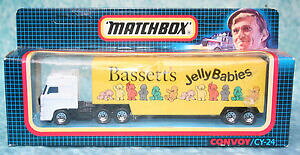 �y���������z�z�r�[�@�͌^�ԁ@�ԁ@���[�V���O�J�[ �[���[�}�b�`matchbox convoycy24 pour bassetts jelly babies dafkerwagon