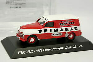�y���������z�z�r�[�@�͌^�ԁ@�ԁ@���[�V���O�J�[ �v���X�v�W���[���@��norev presse 143 peugeot 203 fourgonnette c5 primagaz 1958