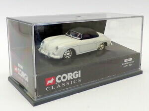 yzzr[@͌^ԁ@ԁ@[VOJ[ R[M[J[XP[f|VFcorgi echelle 143 voiture modele 03701porsche 356blanc