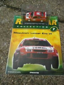 【送料無料】ホビー　模型車　車　レーシングカー ラリーカーコレクションランサーマガジンdeagostini rally voiture collection misubishi lancer evo v1 avec magazine