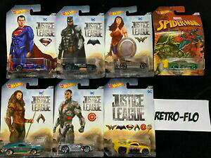 yzzr[@͌^ԁ@ԁ@[VOJ[ bgzbgzC[[OR~bNlot 6 voitures hot wheels justice league dc comics 1 kdo neuf