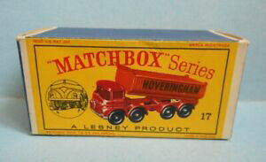 �y���������z�z�r�[�@�͌^�ԁ@�ԁ@���[�V���O�J�[ �}�b�`lesney matchbox 17d hoveringham tipper original empty d2a box nmint condition