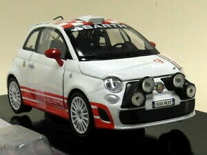 yzzr[@͌^ԁ@ԁ@[VOJ[ XP[tBAbgAogJ[fmotormax 124 scalefiat abarth 500 r3t blanc rougediecast modele voiture