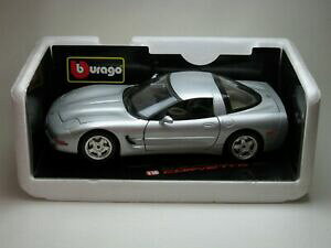 �y���������z�z�r�[�@�͌^�ԁ@�ԁ@���[�V���O�J�[ �V�{���[burago 118 3056 1997 chevrolet corvetteexcellent boxed condition