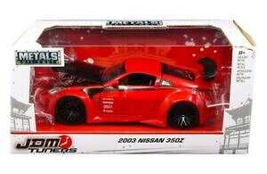 yzzr[@͌^ԁ@ԁ@[VOJ[ `[i~j`AJ[2003 nissan 350z rouge jdm tuners 124 voiture miniature par jada 99110