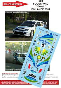 yzzr[@͌^ԁ@ԁ@[VOJ[ fJ[tH[JXtBh[fo[decals 124 ref 0803 focus wrc duval rallye de finlande 2004 1000 lakes rally