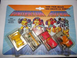�y���������z�z�r�[�@�͌^�ԁ@�ԁ@���[�V���O�J�[ �g�����X�p�g���[��transformers g1 micromaster construction patrol bootleg rare