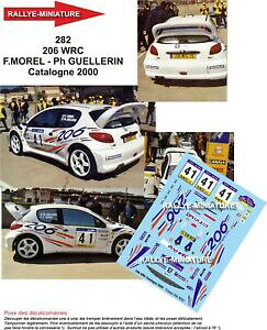 yzzr[@͌^ԁ@ԁ@[VOJ[ fJ[vW[[XyCJ^jA[decals 124 ref 0282 peugeot 206 wrc morel rallye espagne catalogne 2000 rally