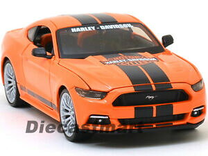 yzzr[@͌^ԁ@ԁ@[VOJ[ tH[hX^On[[_rbh\IW_CJXgJbgmaisto 124 32188 2015 ford mustang gt coupe harley davidson orange diecast car