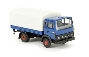 �y���������z�z�r�[�@�͌^�ԁ@�ԁ@���[�V���O�J�[ �t���b�gbrekina 34701 magirus mk a plateau plane, bleu, epoque iv, h0