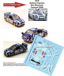 �y���������z�z�r�[�@�͌^�ԁ@�ԁ@���[�V���O�J�[ �f�J�[���X�o�����g�D�P�����[�C���v���b�T�����[decals 124 ref 1272 subaru impreza wrc brunson rallye du touquet 2008 rally