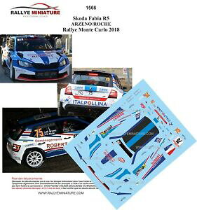 yzzr[@͌^ԁ@ԁ@[VOJ[ fJ[VR_t@rAeJ[[decals 124 ref 1566 skoda fabia r5 arzeno rallye monte carlo 2018 rally wrc