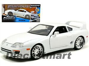 yzzr[@͌^ԁ@ԁ@[VOJ[ uCAg^X[vzCg~j`Ajada 97375 the fast and furious brian toyota supra 124 voiture miniature blanc