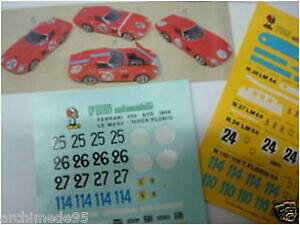 yzzr[@͌^ԁ@ԁ@[VOJ[ tF[fJ[ferrari 250 gto 1964 decal 143