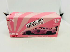 �y���������z�z�r�[�@�͌^�ԁ@�ԁ@���[�V���O�J�[ �~�j�|���h�s���Nmini gt 164 nissan gtr lb works pink