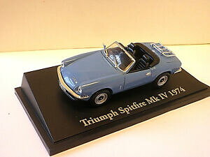 �y���������z�z�r�[�@�͌^�ԁ@�ԁ@���[�V���O�J�[ �X�P�[��triumph spitfire mkiv en bleu echelle 1974 143rd